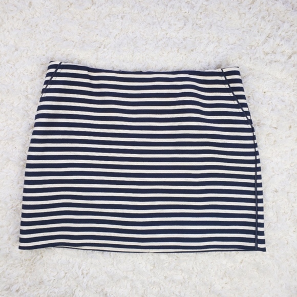 Banana Republic Striped Skirt with Pockets, Sz 16 - Picture 1 of 8
